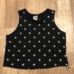 Pink Sleeveless Crop Top